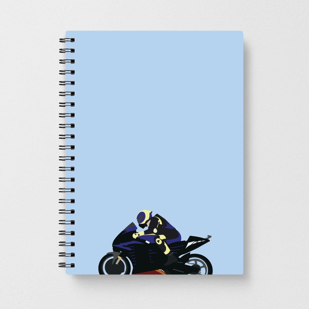 Purple Motorbike - Motorbike Notebook