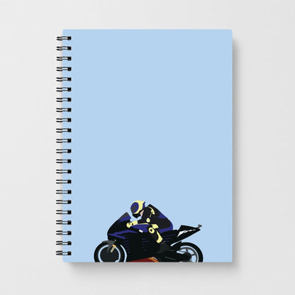 Purple Motorbike - Motorbike Notebook