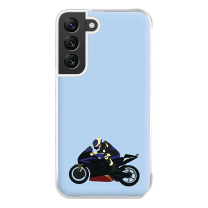 Purple Motorbike - Motorbike Phone Case for Galaxy S22 Plus