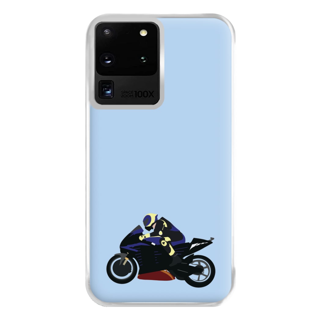 Purple Motorbike - Motorbike Phone Case for Galaxy S20 Ultra