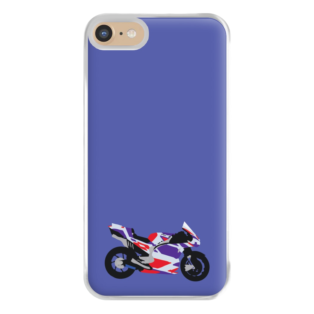 Red And Purple Motorbike - Motorbike Phone Case for iPhone 6 / 7 / 8 / SE