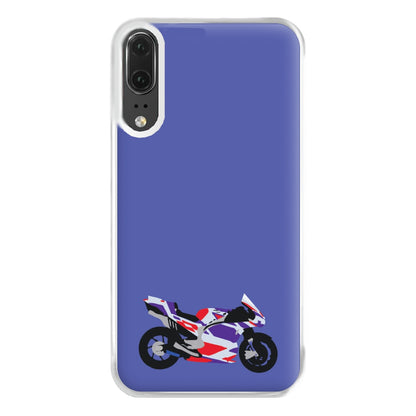 Red And Purple Motorbike - Motorbike Phone Case for Huawei P20