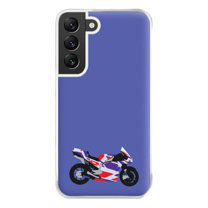 Red And Purple Motorbike - Motorbike Phone Case for Galaxy S22 Plus