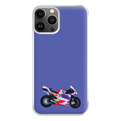 Red And Purple Motorbike - Motorbike Phone Case for iPhone 13 Pro Max