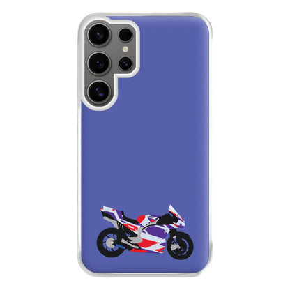 Red And Purple Motorbike - Motorbike Phone Case for Galaxy S24 Ultra