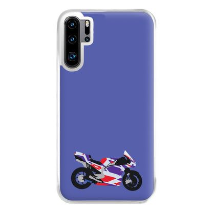 Red And Purple Motorbike - Motorbike Phone Case for Huawei P30 Pro