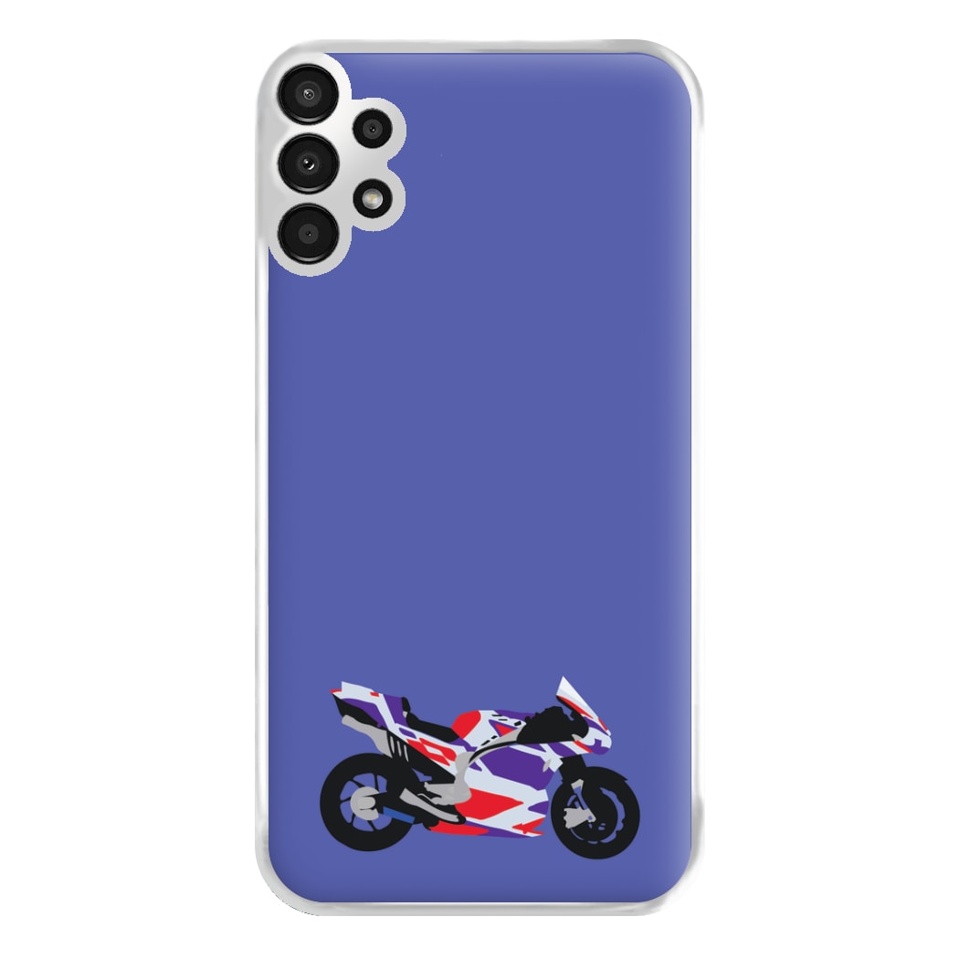 Red And Purple Motorbike - Motorbike Phone Case for Galaxy A13