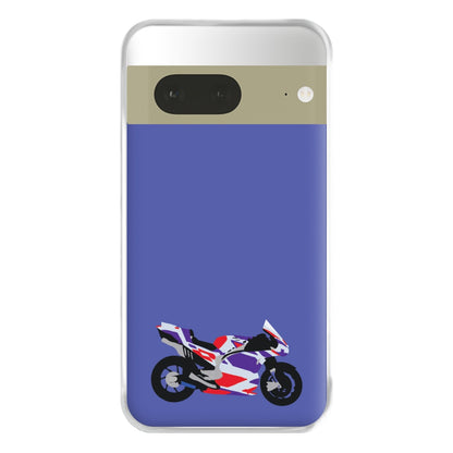 Red And Purple Motorbike - Motorbike Phone Case for Google Pixel 7a