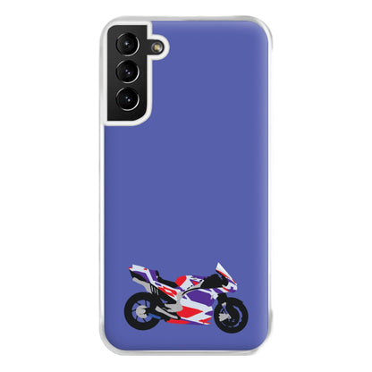 Red And Purple Motorbike - Motorbike Phone Case for Galaxy S21 Plus