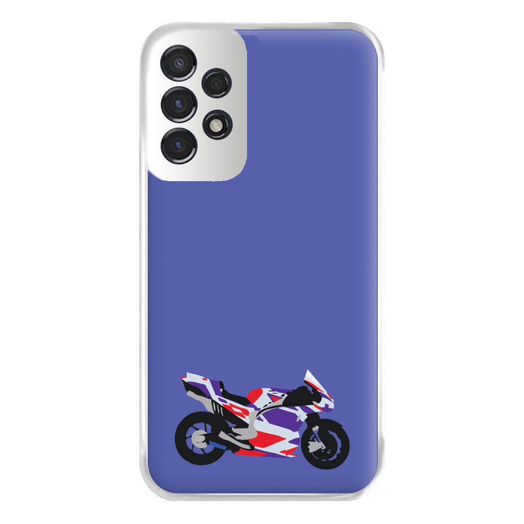 Red And Purple Motorbike - Motorbike Phone Case for Galaxy A53