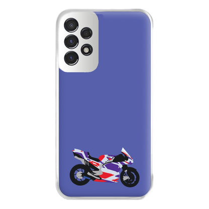 Red And Purple Motorbike - Motorbike Phone Case for Galaxy A53