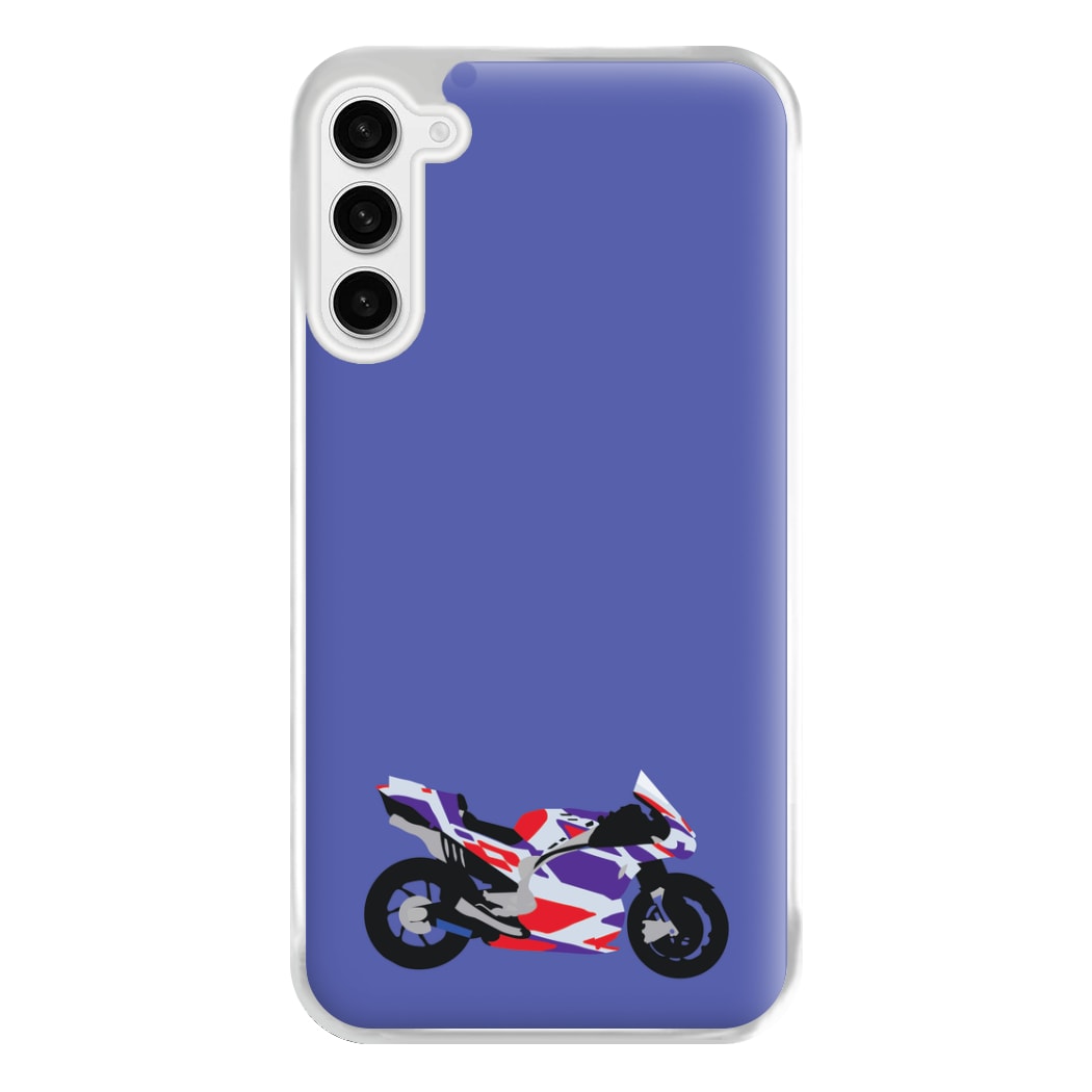 Red And Purple Motorbike - Motorbike Phone Case for Galaxy S23FE