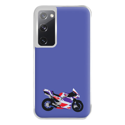 Red And Purple Motorbike - Motorbike Phone Case for Galaxy S20FE