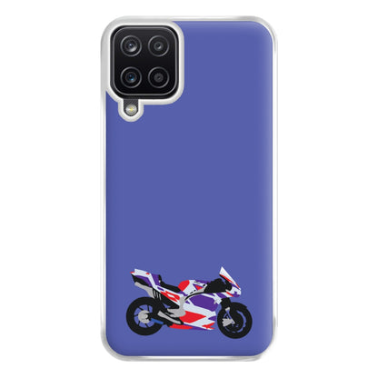 Red And Purple Motorbike - Motorbike Phone Case for Galaxy A12