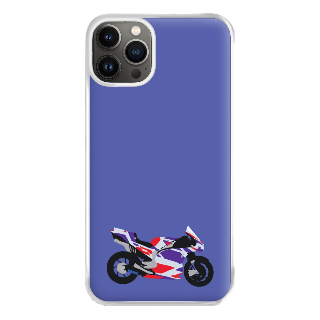 Red And Purple Motorbike - Motorbike Phone Case for iPhone 13