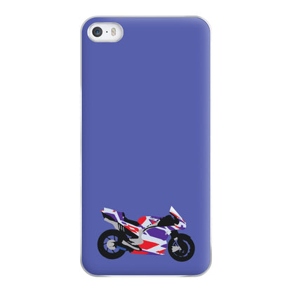 Red And Purple Motorbike - Motorbike Phone Case for iPhone 5 / 5s / SE 2016