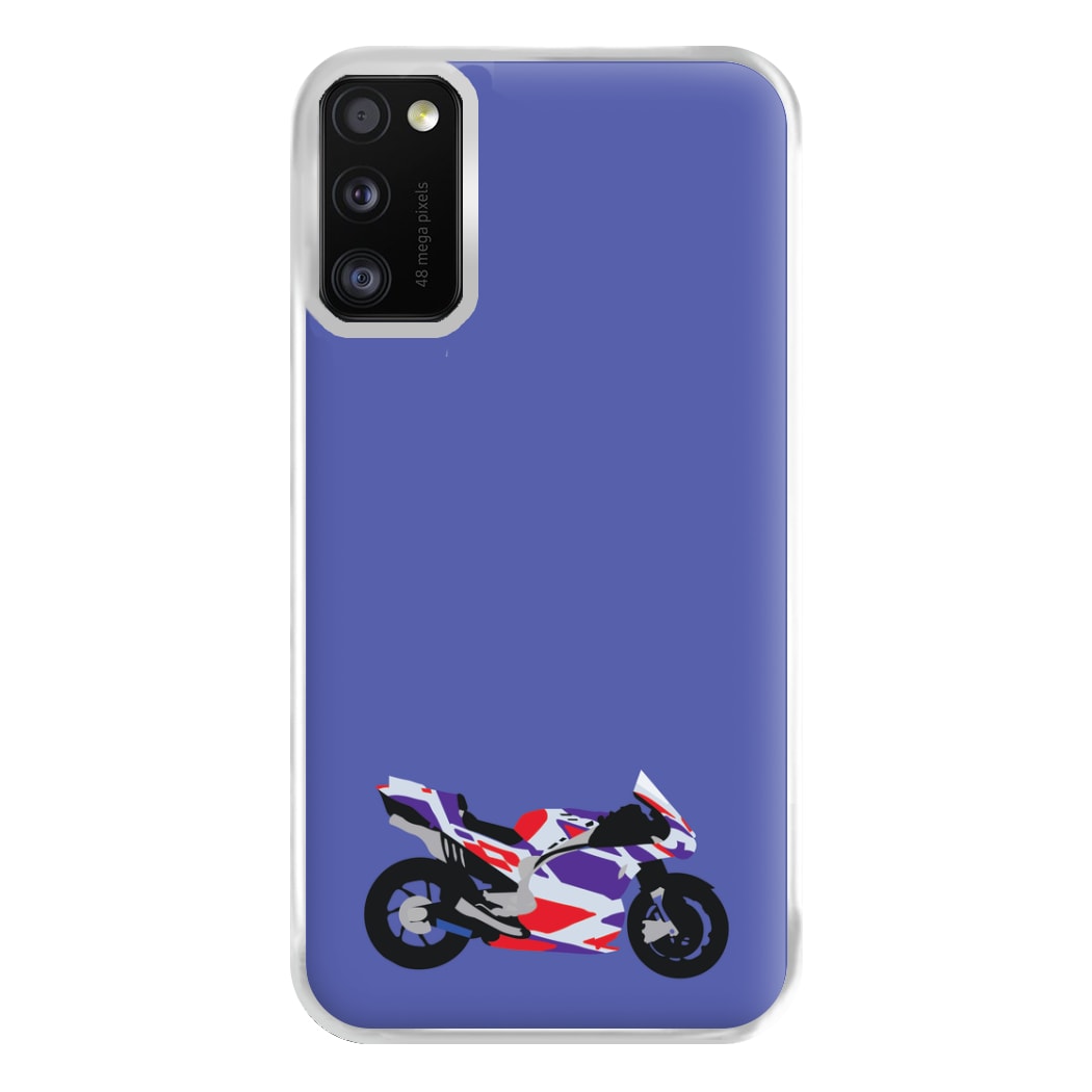 Red And Purple Motorbike - Motorbike Phone Case for Galaxy A41