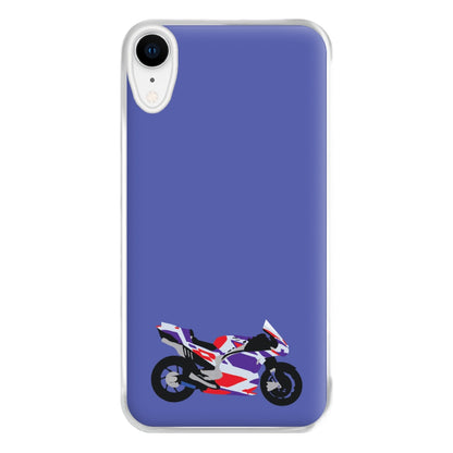 Red And Purple Motorbike - Motorbike Phone Case for iPhone XR