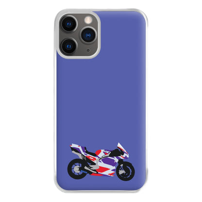 Red And Purple Motorbike - Motorbike Phone Case for iPhone 12 Pro Max