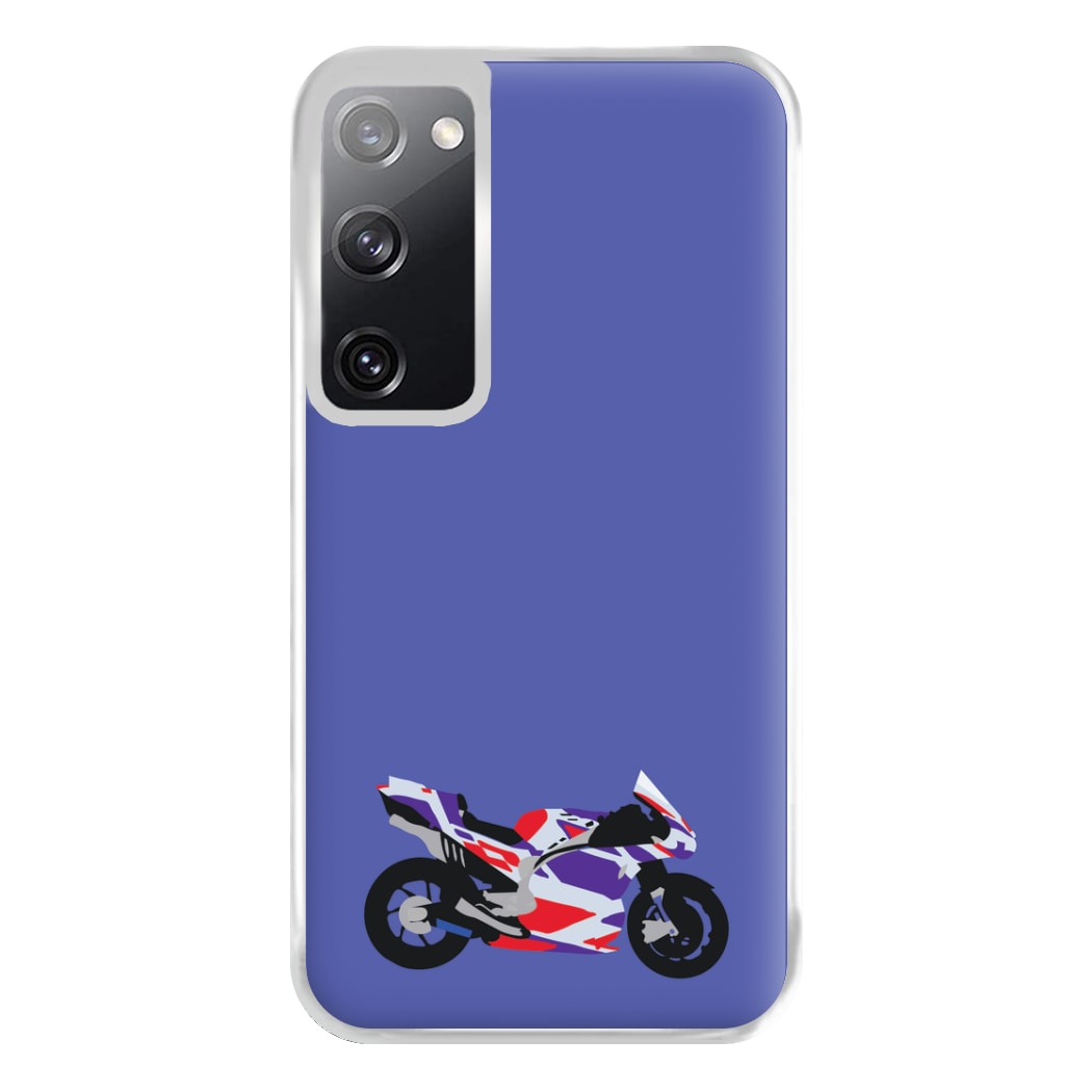 Red And Purple Motorbike - Motorbike Phone Case for Galaxy S20