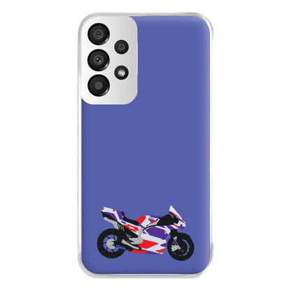 Red And Purple Motorbike - Motorbike Phone Case for Galaxy A33