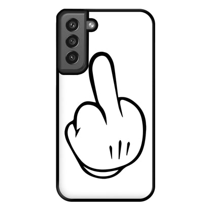 Fairytale Mouse Middle Finger Phone Case for Galaxy S21FE