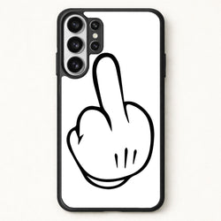 Fairytale Mouse Middle Finger Phone Case for Galaxy S26 Ultra