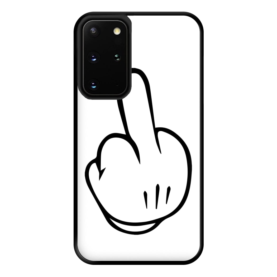 Fairytale Mouse Middle Finger Phone Case for Galaxy S20 Plus