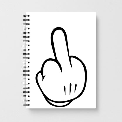 Mickey Mouse Middle Finger Notebook - Fun Cases