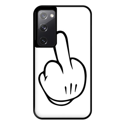 Fairytale Mouse Middle Finger Phone Case for Galaxy S20FE