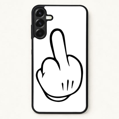Fairytale Mouse Middle Finger Phone Case for Galaxy A57