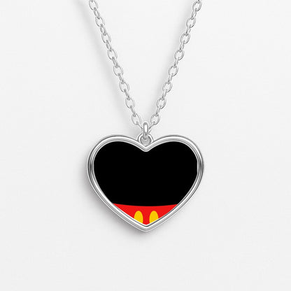 Fairytale Mouse Outfit Heart Necklace