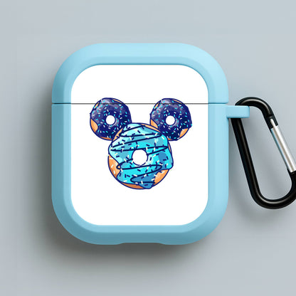 Fairytale Mouse Doughnuts Blue AirPods Case