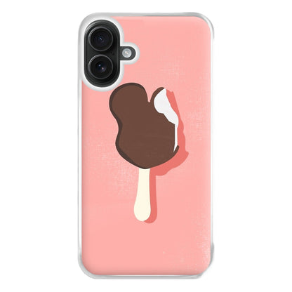 Pink Mouse Ice Cream Phone Case for iPhone 16 Plus