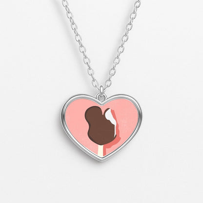 Pink Mouse Ice Cream Necklace