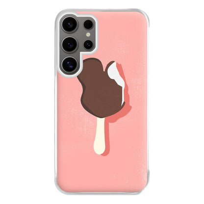 Pink Mouse Ice Cream Phone Case for Galaxy S24 Ultra