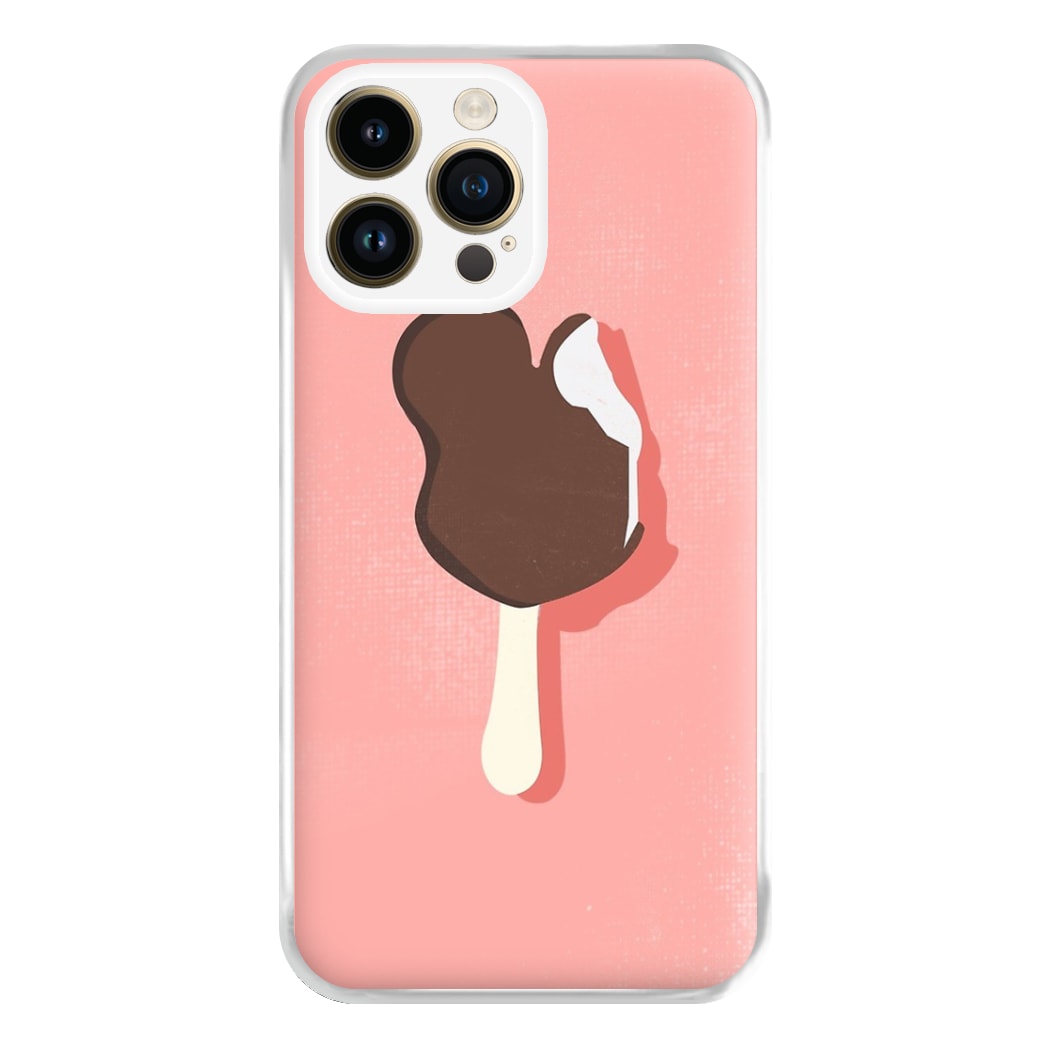 Pink Mouse Ice Cream Phone Case for iPhone 14 Pro Max