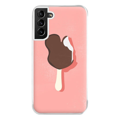 Pink Mouse Ice Cream Phone Case for Galaxy S21 Plus