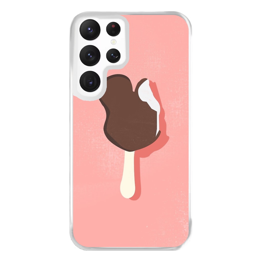 Pink Mouse Ice Cream Phone Case for Galaxy S22 Ultra