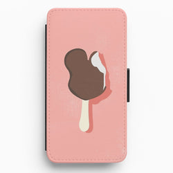 Pink Mouse Ice Cream Flip / Wallet Phone Case