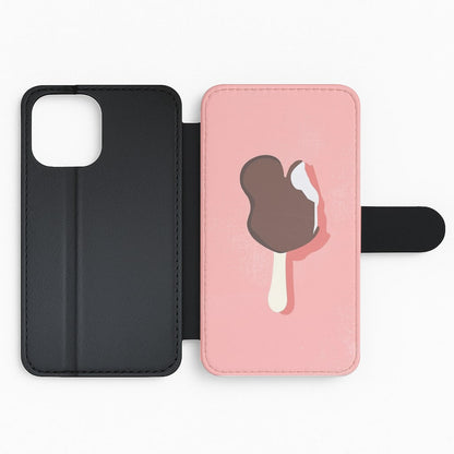 Pink Mouse Ice Cream Flip Phone Case