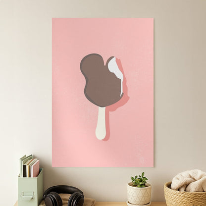 Pink Mouse Ice Cream Poster