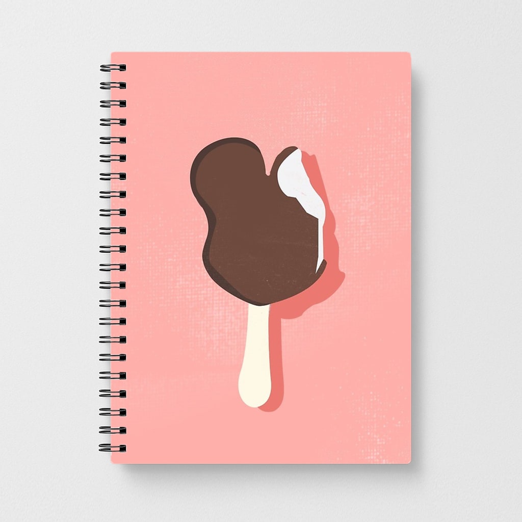Pink Mickey Ice Cream - Disney Notebook - Fun Cases