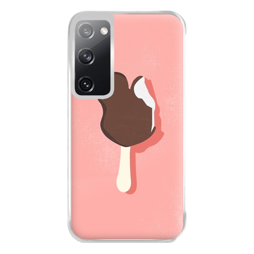 Pink Mouse Ice Cream Phone Case for Galaxy S20