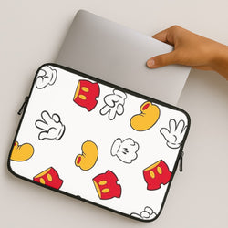 Mouse Gloves, Shorts and Shoes MacBook Case