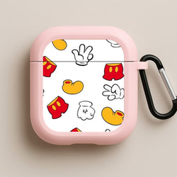 Mouse Gloves, Shorts and Shoes Pink AirPods Case