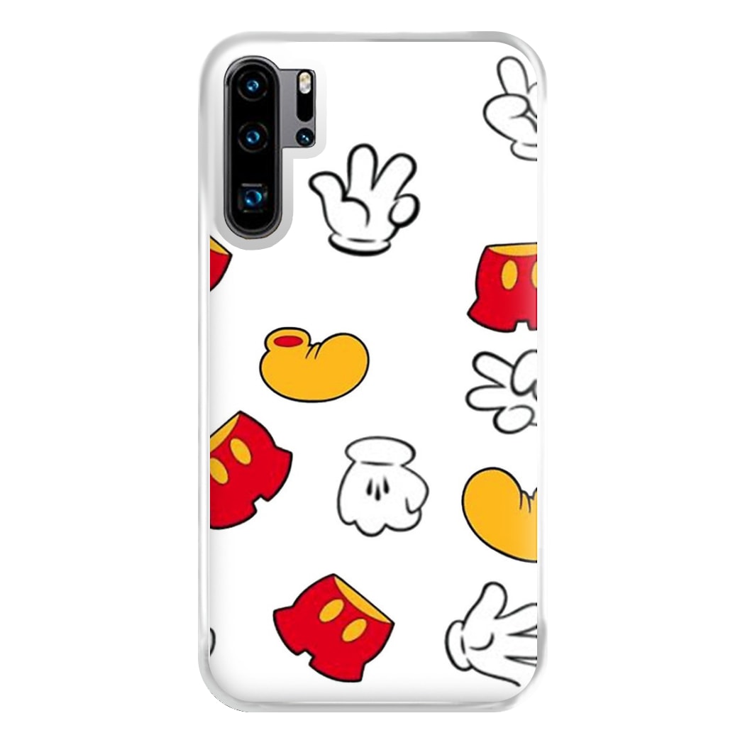 Mouse Gloves, Shorts and Shoes Phone Case for Huawei P30 Pro