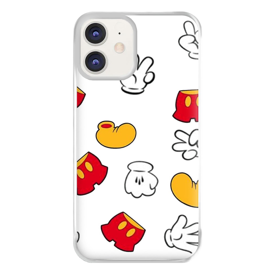 Mouse Gloves, Shorts and Shoes Phone Case for iPhone 11