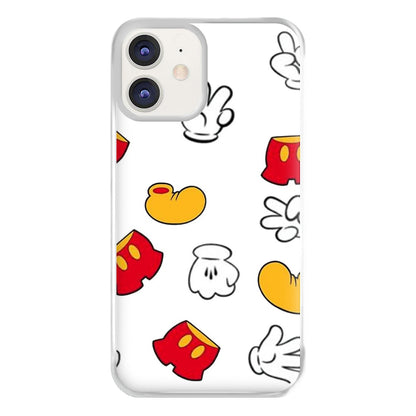 Mouse Gloves, Shorts and Shoes Phone Case for iPhone 11