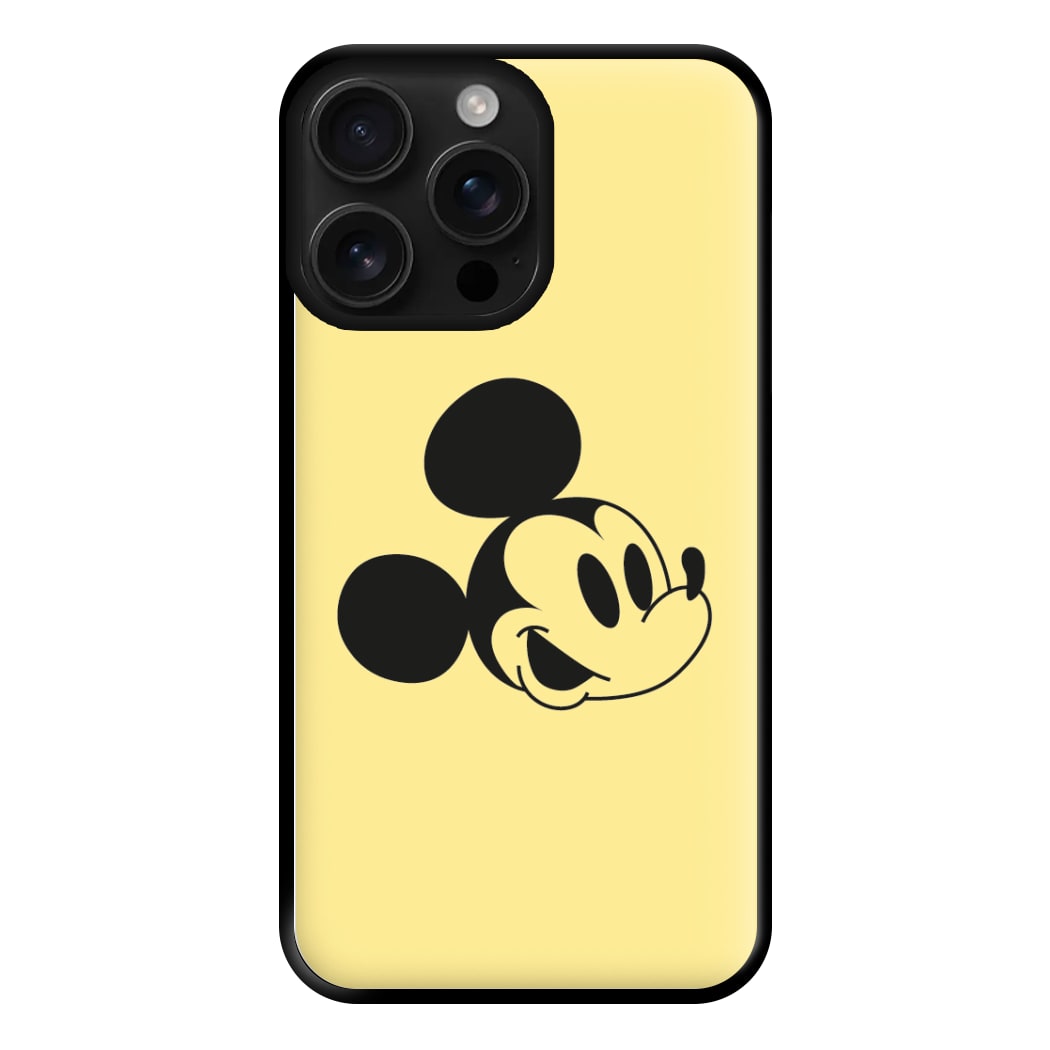 Yellow Mickey Phone Case